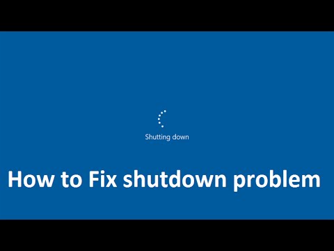 how to Fix shutdown problem in windows 10