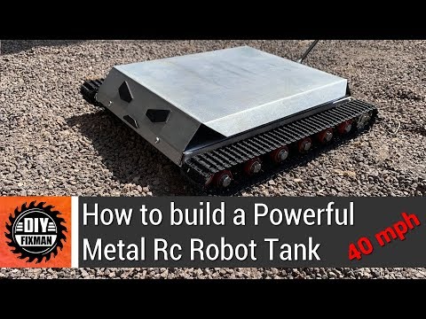 how to build a powerful metal rc robot tank #1