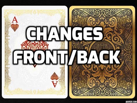 how to do advanced card switch (switches front/back) cards switch tutorial new dimension card tricks