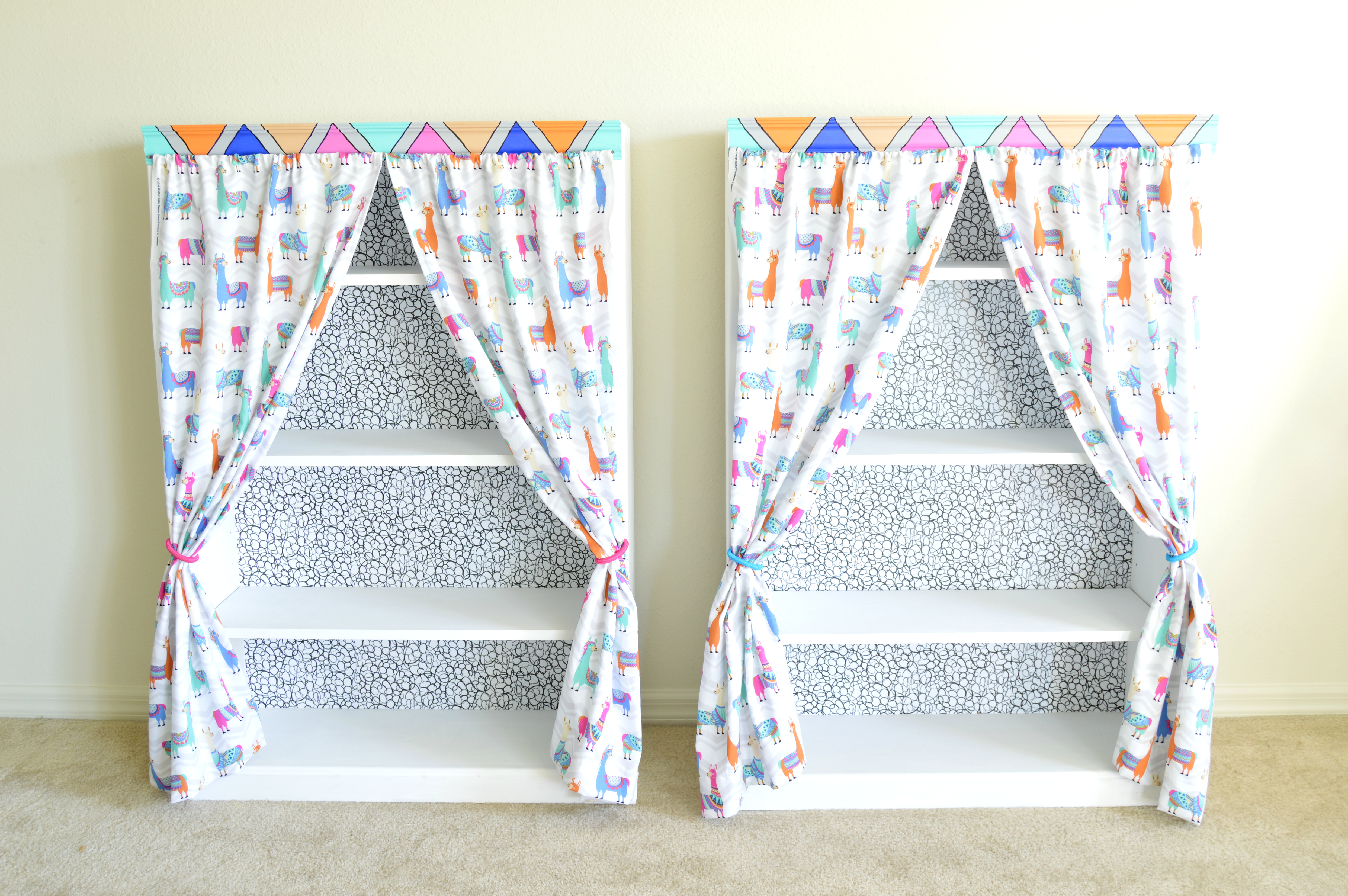 how to do bookshelf with curtains.jpg