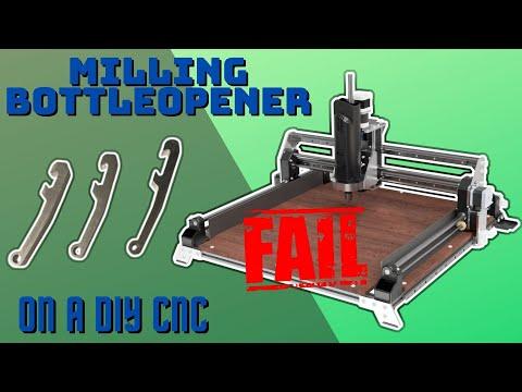 how to make a bottle opener out of metal - diy cnc fail