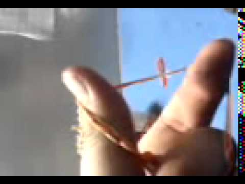 how to make a rubber band handband