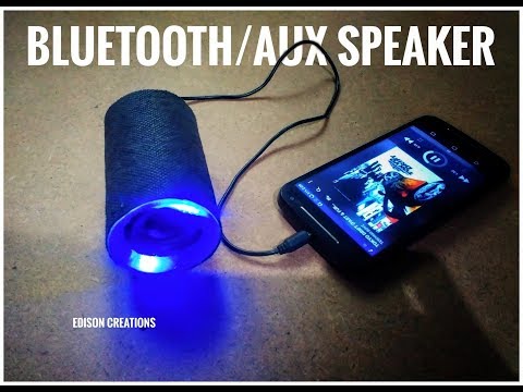 how to make simple Bluetooth/aux speaker