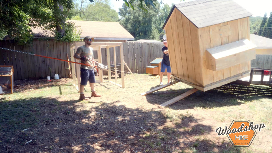 how to unload a shed _ How to make a DIY chicken coop.jpg