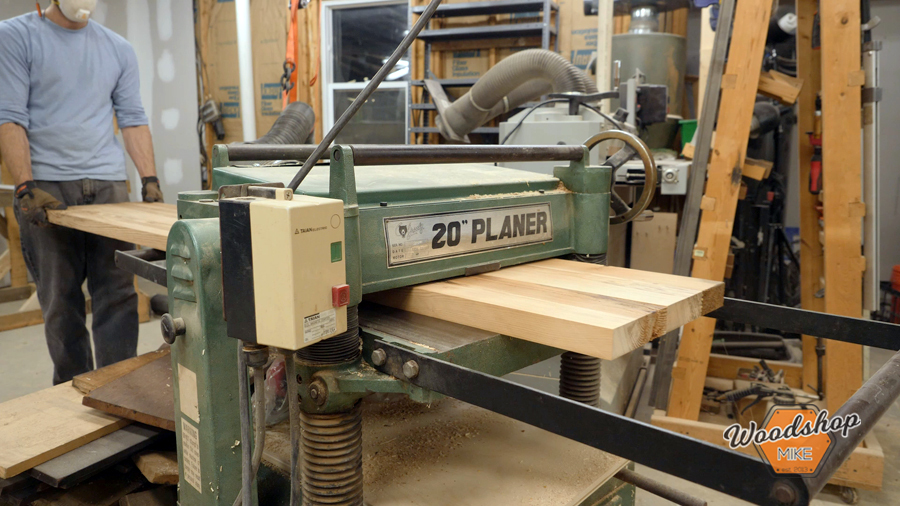 how to use a planer, make this easy to build rustic bed.jpg