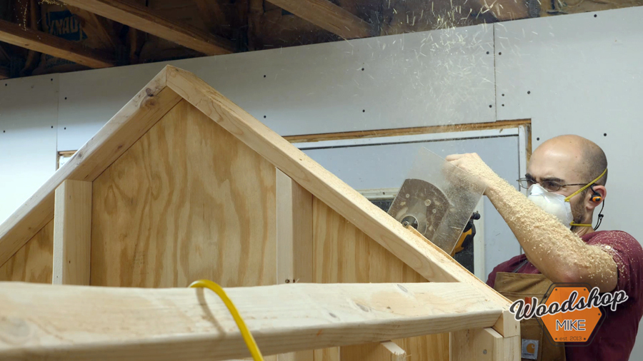 how to use a router to  flush cut plywood _ How to make a DIY chicken coop.jpg