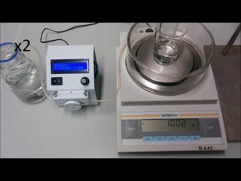 iGEM Open Source Peristaltic Pump - Demonstration