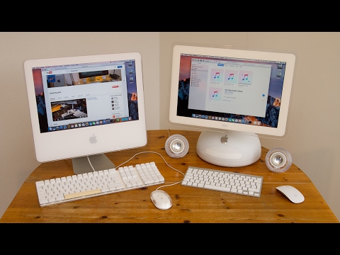 iMac G4 and G5 Hackintoshs running macOS Sierra