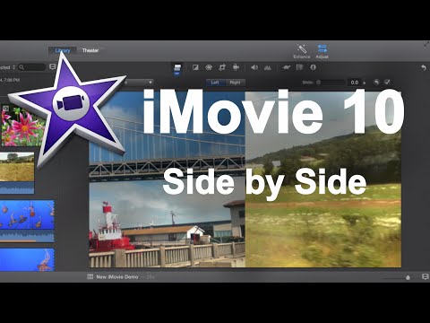 iMovie 10 - Side by Side Video