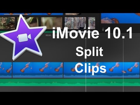 iMovie 10.1 (2016) - How to Split a Clip (Beginner)