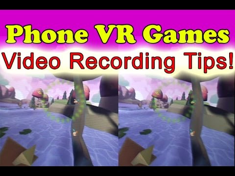 iPhone Android VR 3D Gaming Secret Video-Recording Trick!