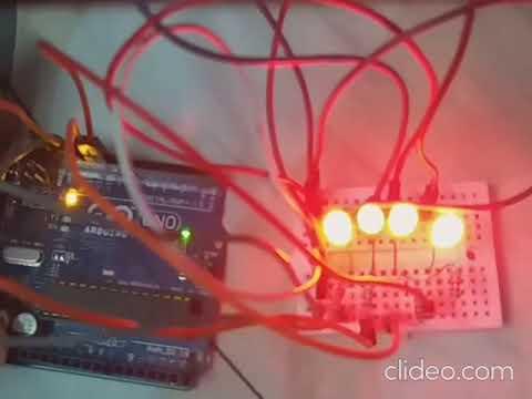 led with serial monitor using arduino