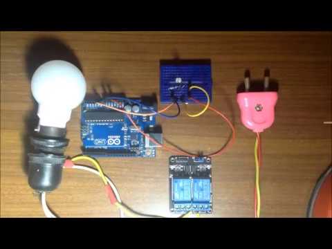 light sensitive lamp using relay with arduino