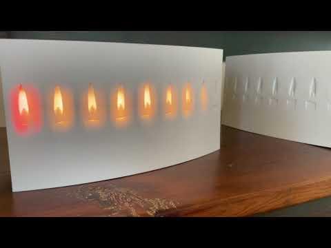 lithophane menorah