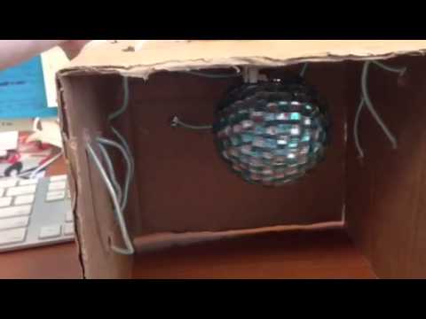 littleBits Disco Ball for Instructables