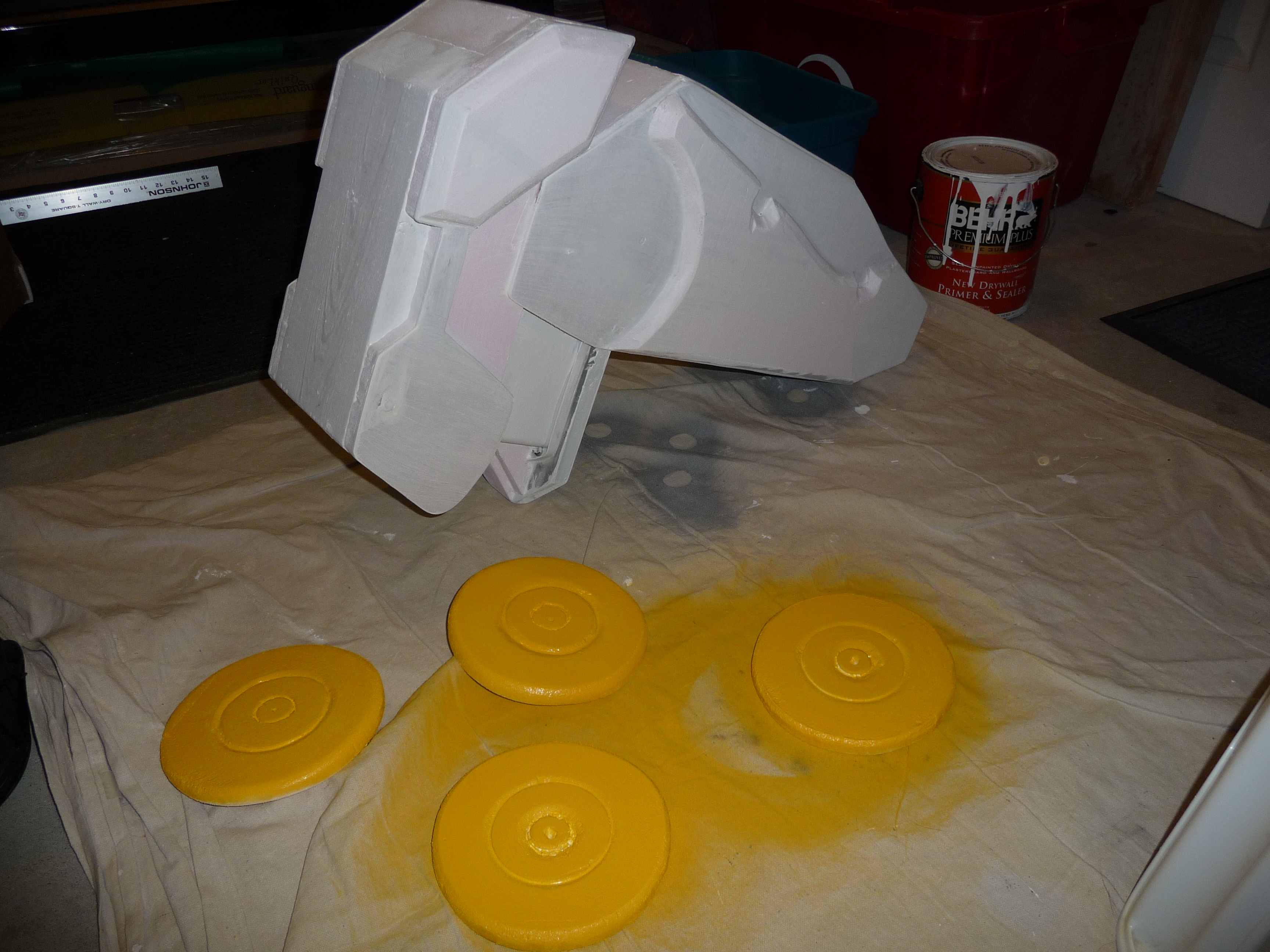 lower leg primed