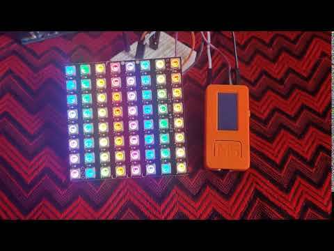 m5stack m5stick C neopixel rainbow demo