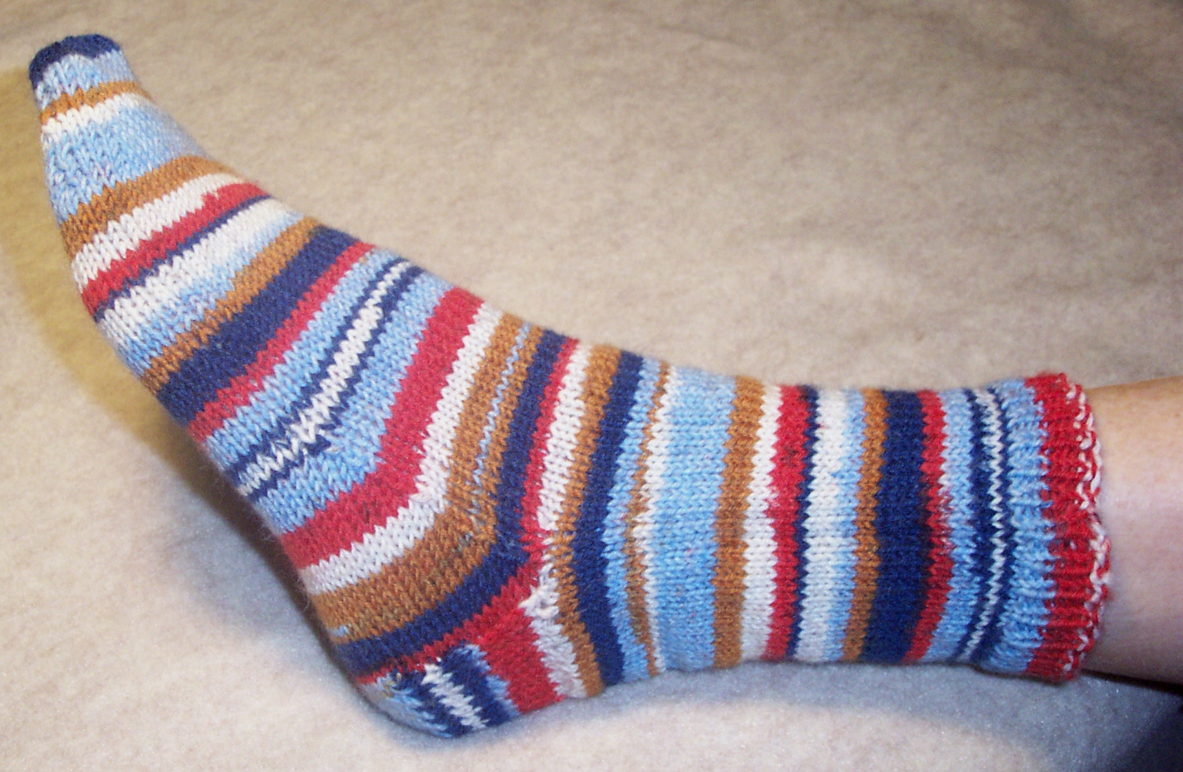 magic stripe socks on foot.jpg