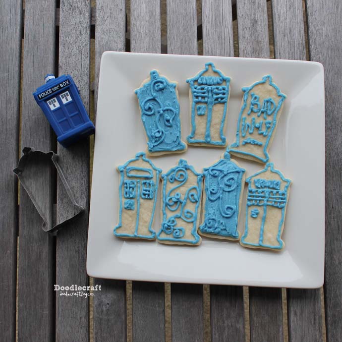 make your own diy tardis doctor who cookie cutter sci-fi geekery sugar cookies (12).JPG