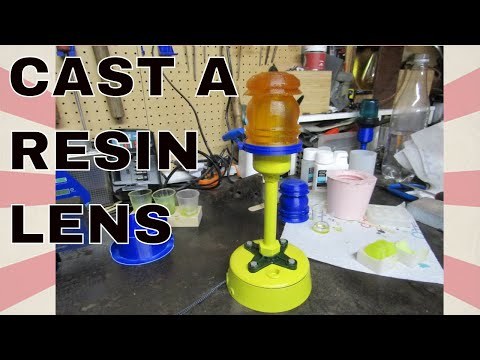 making a RTV mould and a Resin lens