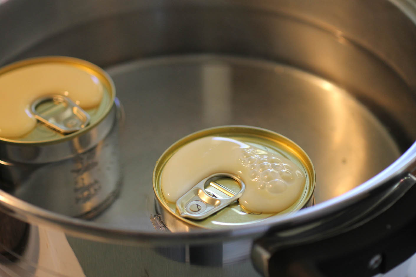 making caramel simmer the condensed milk.jpg