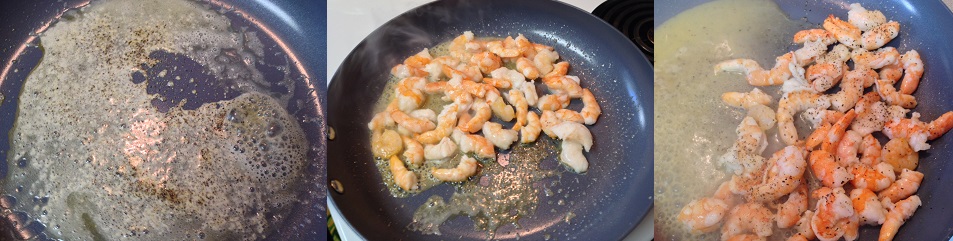 melting butter with gound black pepper to cook shrimp.jpg