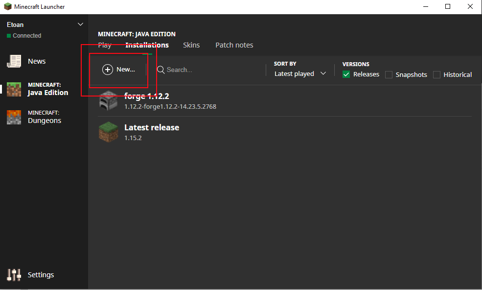 minecraft_launcher_installations.PNG
