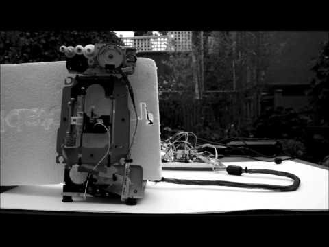 mini CNC foam cutter movie time lapse