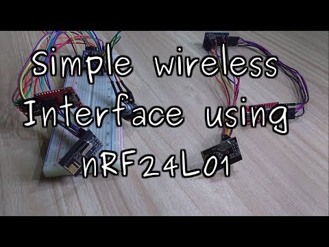 miniProject #23: Simple wireless interface using nRF24L01