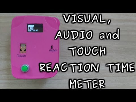 miniProject #29: Visual, Audio and Touch Reaction Time Meter