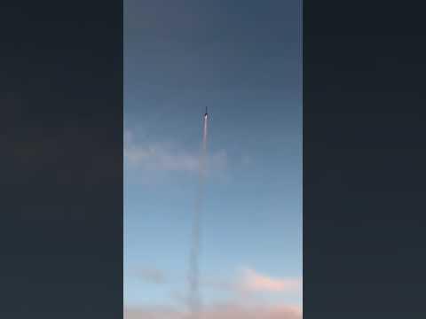 model rocket V1 flight