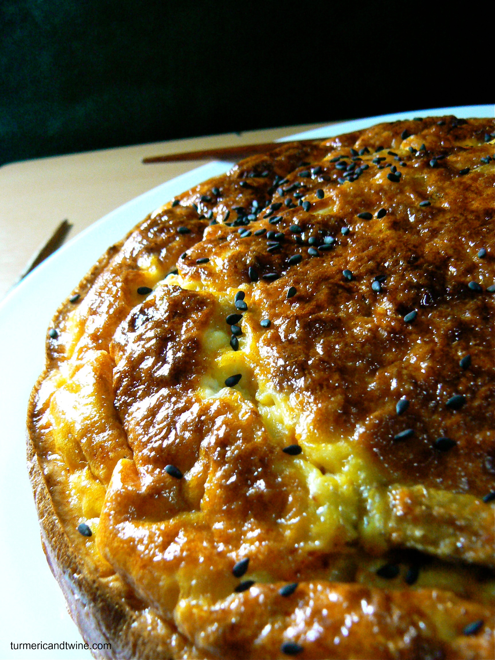 mukeunji kimchi frittata with sour cream and lemongrass.jpg