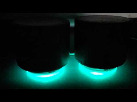 multi glow speakers demo