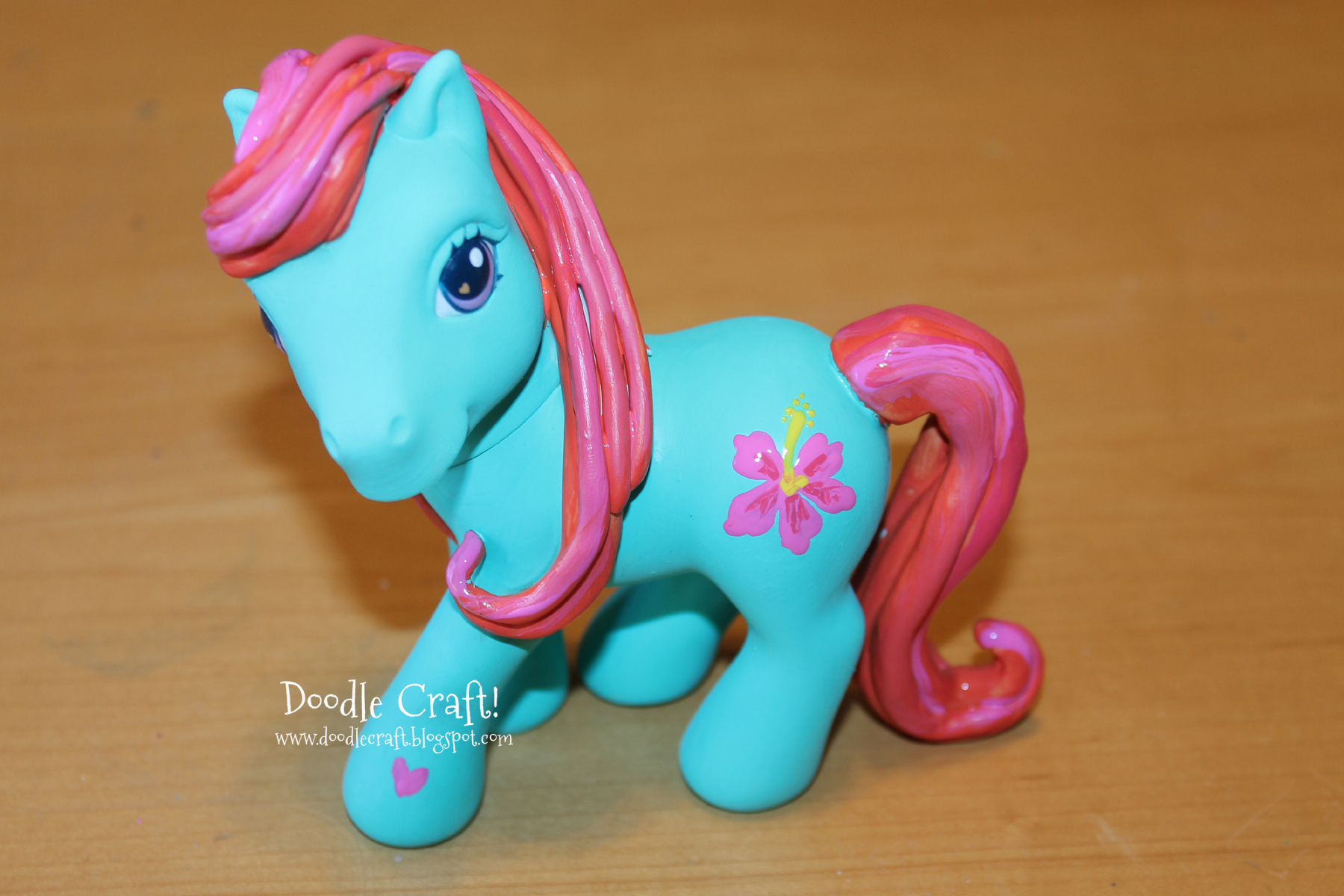 my little pony customized mlp painted and drying.jpg