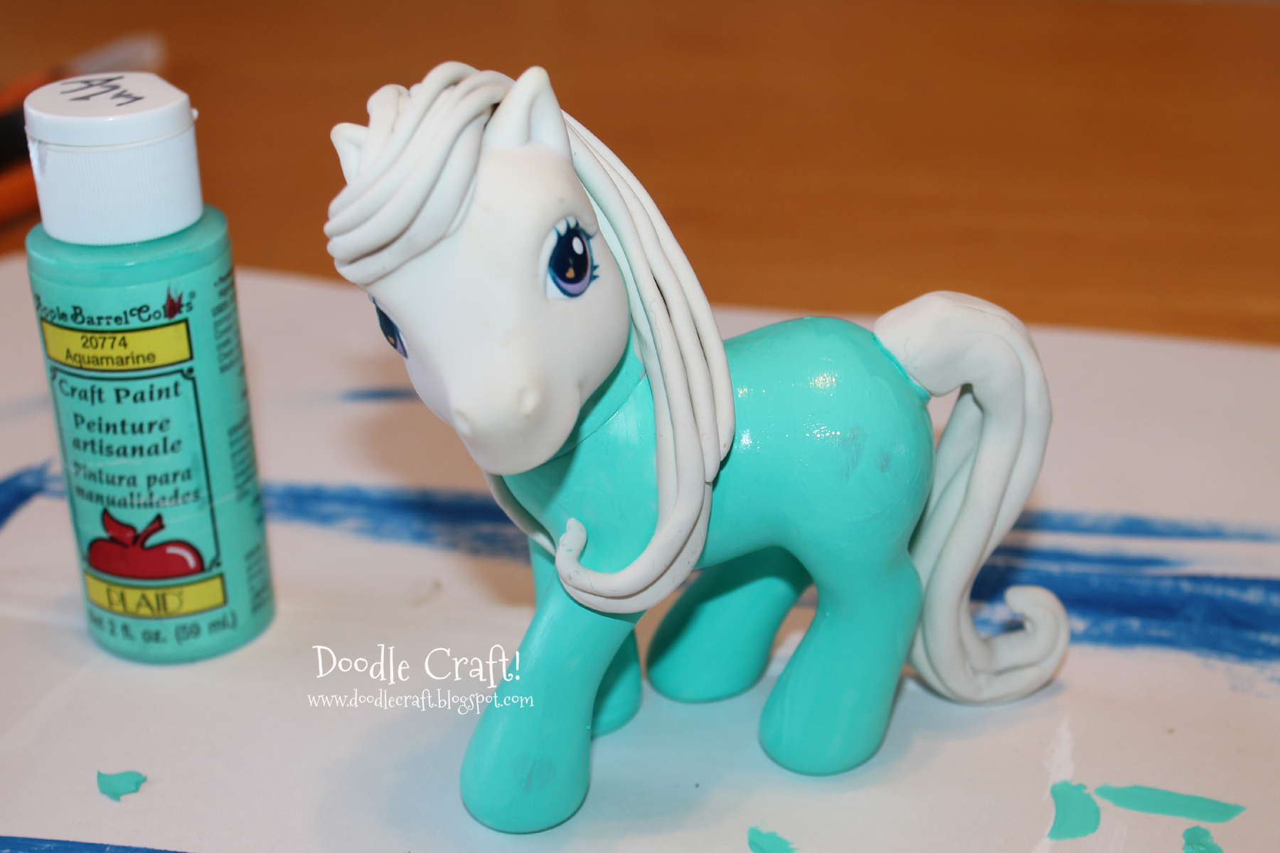 my little pony geek week custom ponies paint your own design change hair no tangles tutorial.jpg