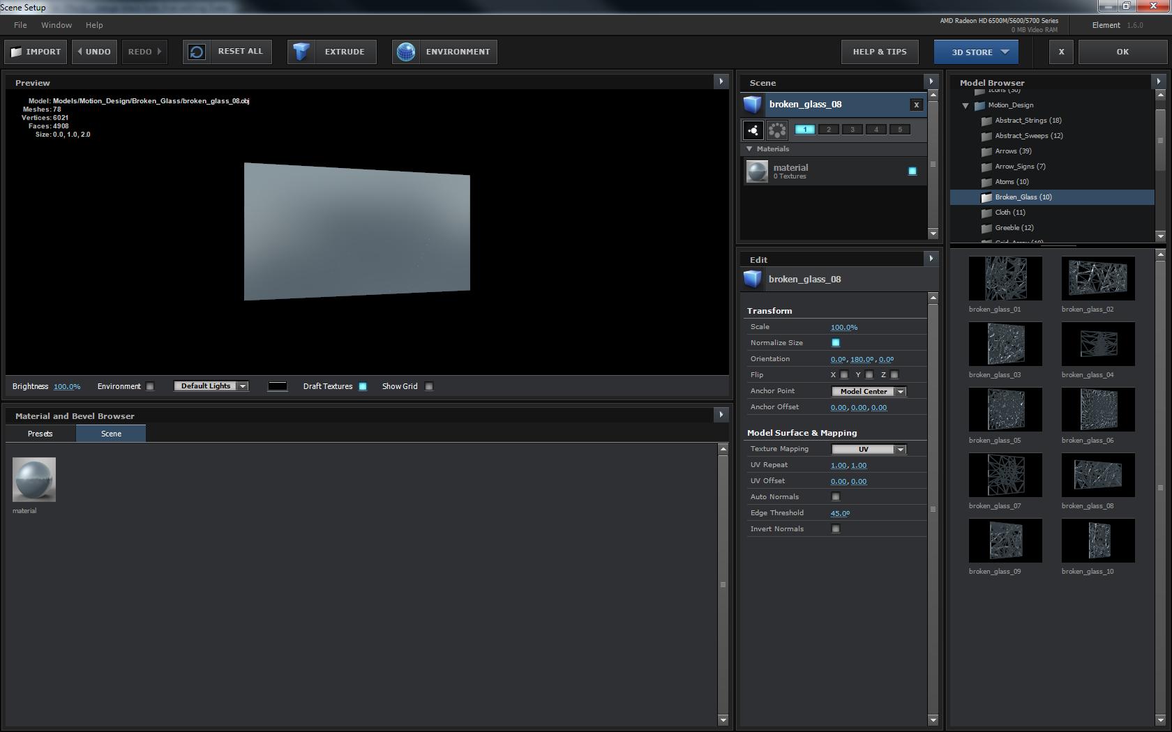 now in the got to sene setup and hit the motion design pack, than select broken_glass 08.jpg