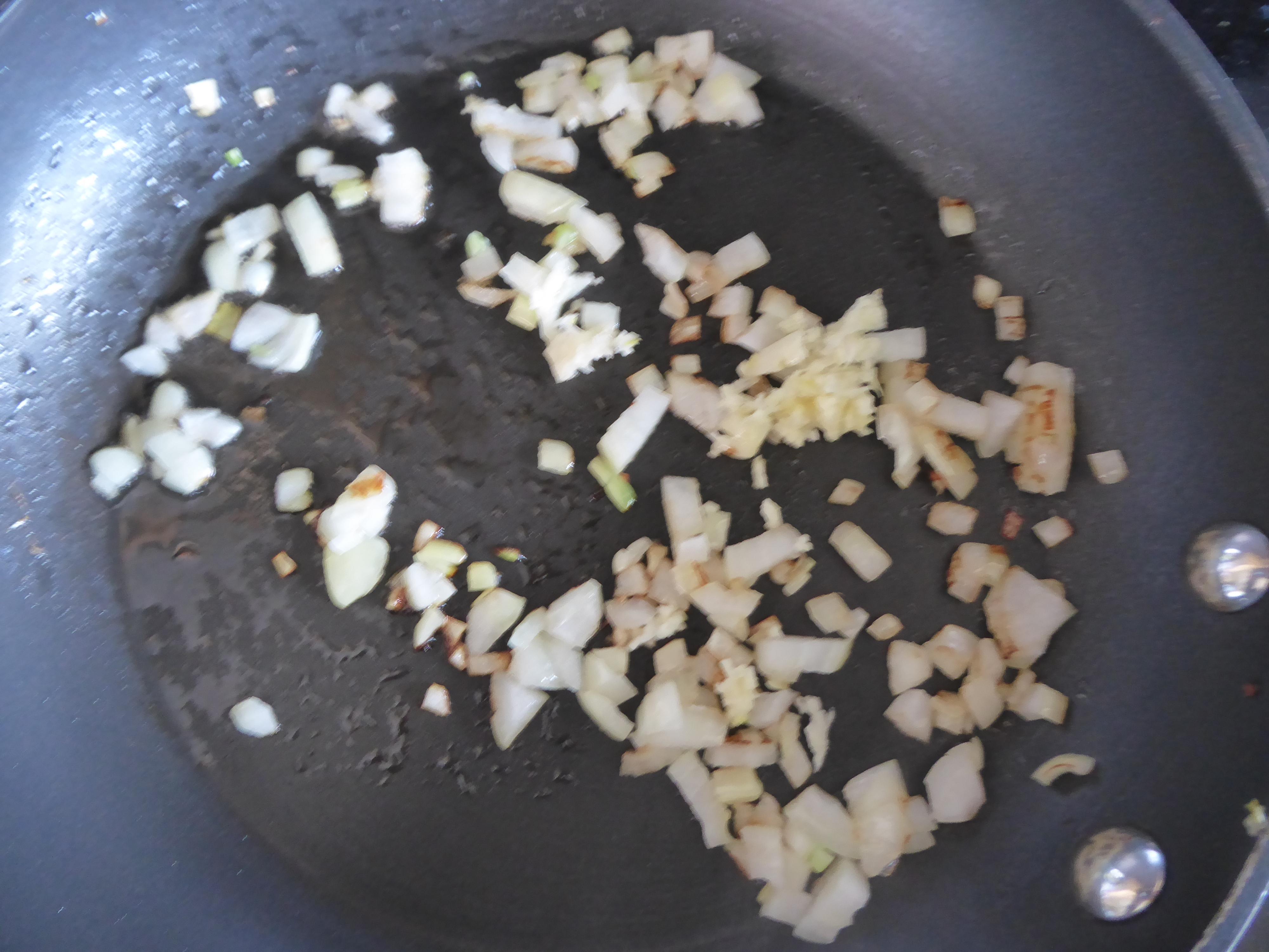 onions &amp; garlic in frying pan.JPG