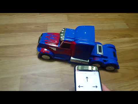 optimus prime toy revival with esp8266