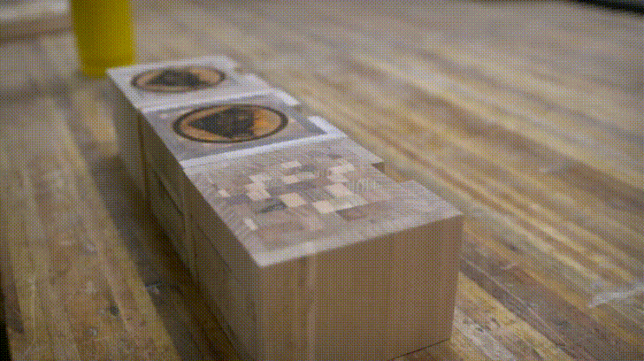 pallet wood end grain coasters 29GIF.gif