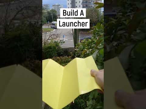 paper launcher for airplane