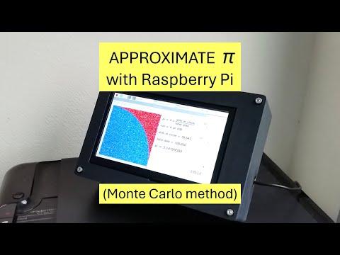 pi approximation with Raspberry Pi (Monte Carlo method)