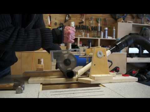 pipe cutting on macduff's plunge grinder