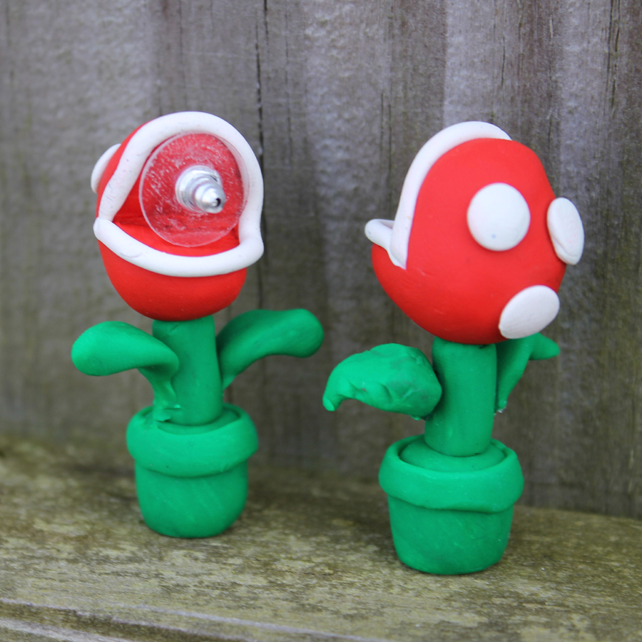 piranha plant earrings.JPG