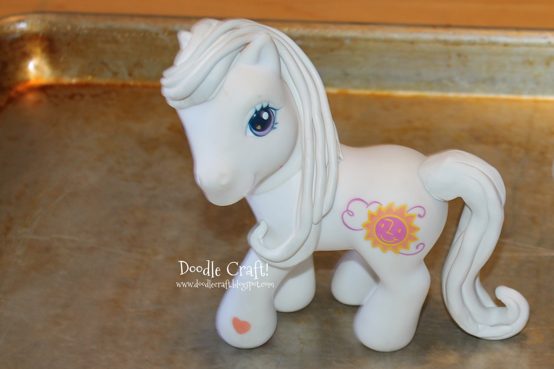 plastic pony baked in the oven is possible safe design your own my little pony mlp customize.jpg