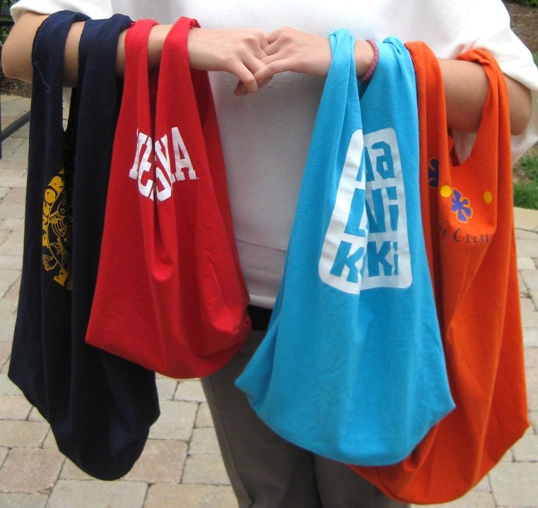 recycled t-shirt tote bags.JPG