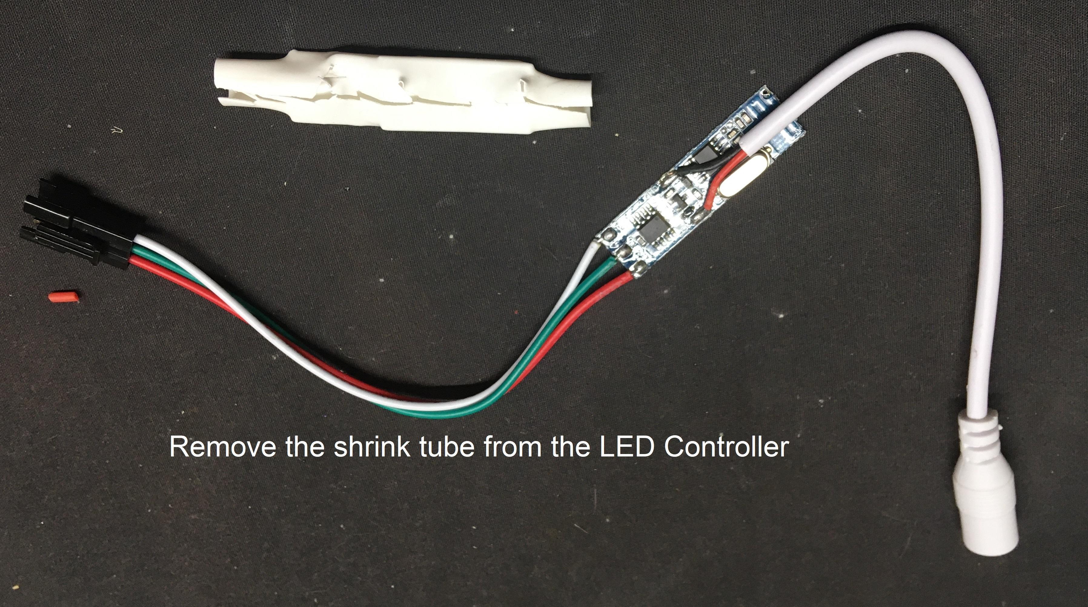 remove shrink tube from LED controller.jpg