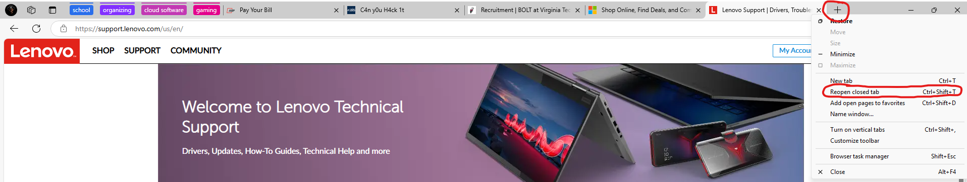 reopen closed tabs (edge specifc but shortcut works on chrome).png