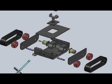 robot 3d modelling( solid works)