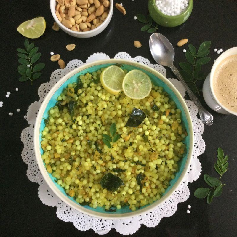 sabudana khichdi with moringa leaves 3.JPG