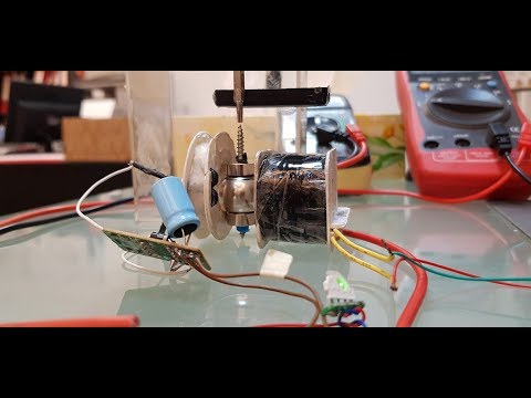 science projects 2018 : DC generator INPUT 0.78 V dc OUTPUT 2.08 V dc